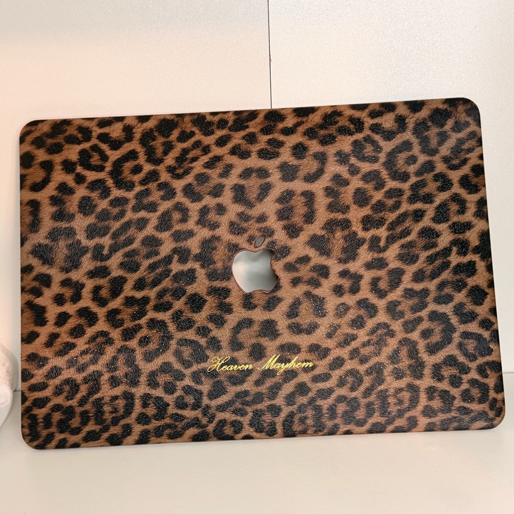 Leopard Print Laptop Cover